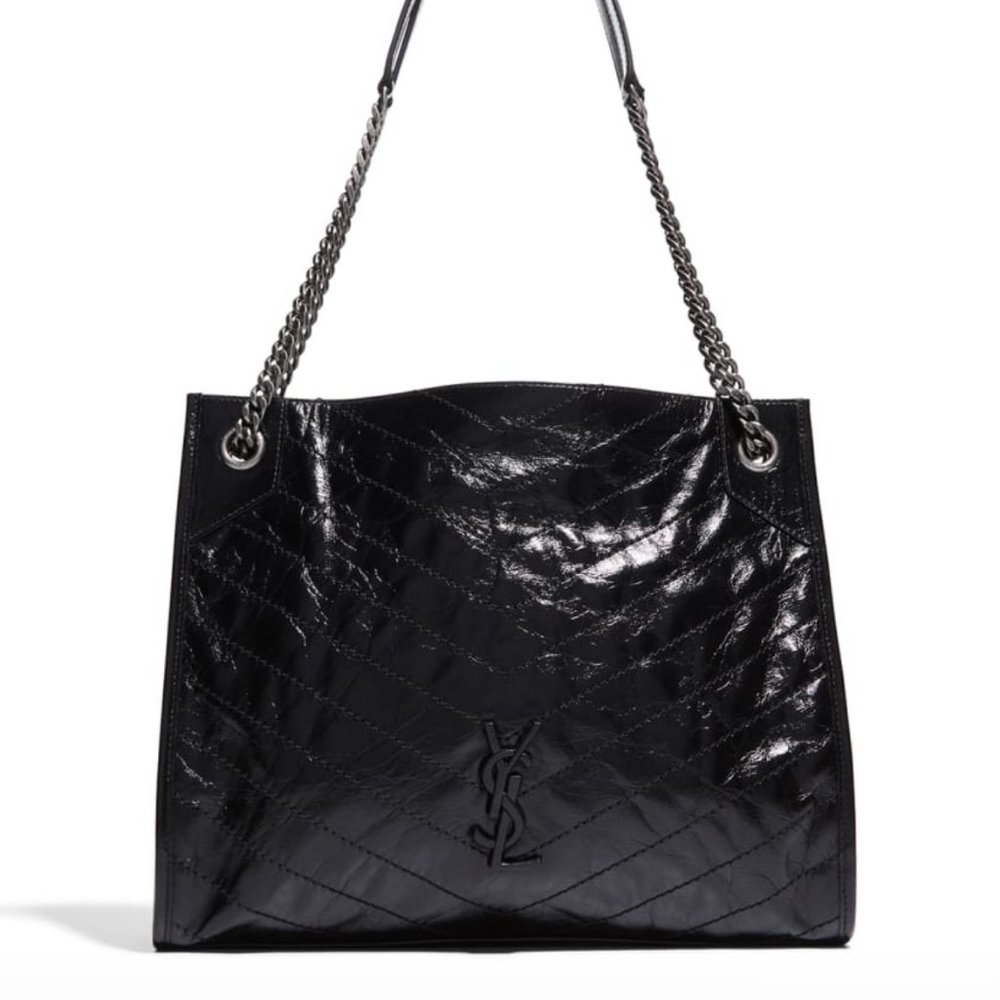 Niki YSL Monagram Leather Bag (NEVER WORN!)